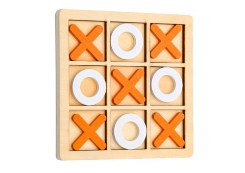 Gra W Kółko i Krzyżyk Strategiczna Logiczna Drewniana LEAN TOYS Gra W Kółko i Krzyżyk Strategiczna Logiczna Drewniana LEAN TOYS