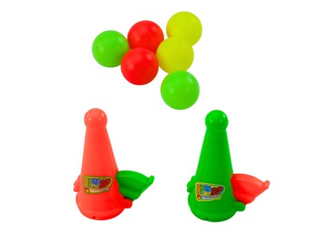 Gra Zręcznościowa Łapacz Wyrzutnia Piłek Koszyczki LEAN Toys Gra Zręcznościowa Łapacz Wyrzutnia Piłek Koszyczki LEAN Toys
