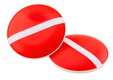 Gra Zręcznościowa Paletki Okrągłe Piłka Z Przyssawkami Czerwony LEAN TOYS Gra Zręcznościowa Paletki Okrągłe Piłka Z Przyssawkami Czerwony LEAN TOYS