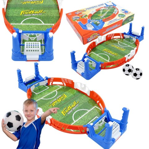 Gra Zręcznościowa Stołowa Mini Piłka Nożna Piłkarzyki Bramka LEAN Toys Gra Zręcznościowa Stołowa Mini Piłka Nożna Piłkarzyki Bramka LEAN Toys