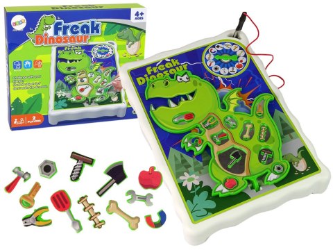 Gra Zręcznościowa Szalony Dinozaur Plansza LEAN Toys Gra Zręcznościowa Szalony Dinozaur Plansza LEAN Toys