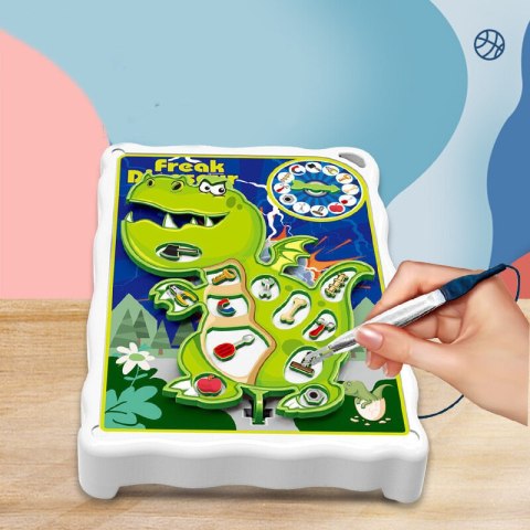 Gra Zręcznościowa Szalony Dinozaur Plansza LEAN Toys Gra Zręcznościowa Szalony Dinozaur Plansza LEAN Toys