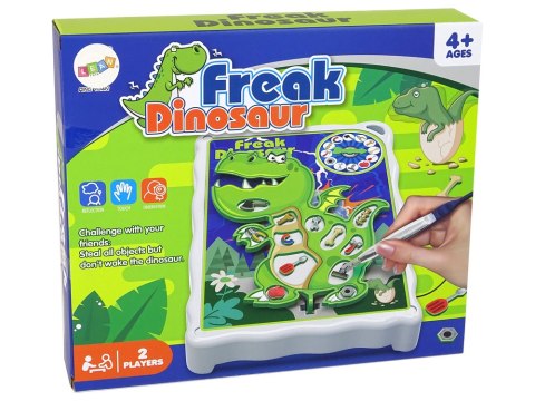 Gra Zręcznościowa Szalony Dinozaur Plansza LEAN Toys Gra Zręcznościowa Szalony Dinozaur Plansza LEAN Toys