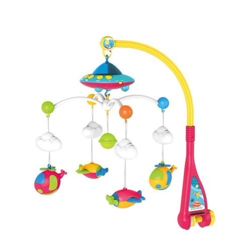 Karuzelka Do Łóżeczka Dla Niemowlaka Ufo Samoloty Projektor 108 Melodii LEAN Toys Karuzelka Do Łóżeczka Dla Niemowlaka Ufo Samoloty Projektor 108 Melodii LEAN Toys