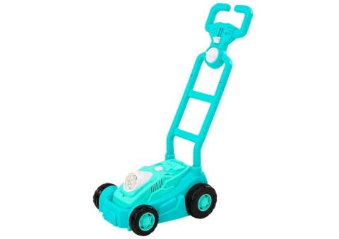 Maszyna Do Baniek Mydlanych Kosiarka Jeździk z Rączką Niebieski LEAN Toys Maszyna Do Baniek Mydlanych Kosiarka Jeździk z Rączką Niebieski LEAN Toys
