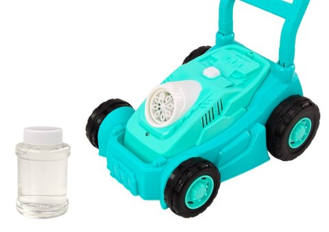 Maszyna Do Baniek Mydlanych Kosiarka Jeździk z Rączką Niebieski LEAN Toys Maszyna Do Baniek Mydlanych Kosiarka Jeździk z Rączką Niebieski LEAN Toys