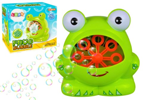 Maszynka Do Robienia Baniek Mydlanych Żaba LEAN Toys Maszynka Do Robienia Baniek Mydlanych Żaba LEAN Toys