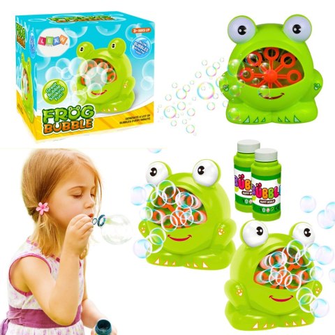 Maszynka Do Robienia Baniek Mydlanych Żaba LEAN Toys Maszynka Do Robienia Baniek Mydlanych Żaba LEAN Toys