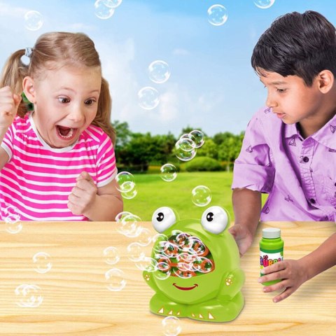 Maszynka Do Robienia Baniek Mydlanych Żaba LEAN Toys Maszynka Do Robienia Baniek Mydlanych Żaba LEAN Toys