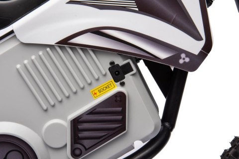 Motor Crossowy Na Akumulator A9901 Biały 36V LEAN CARS Motor Crossowy Na Akumulator A9901 Biały 36V LEAN CARS