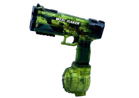 Pistolet Na Wodę Automatyczny Elektryczny Zielony LEAN Toys Pistolet Na Wodę Automatyczny Elektryczny Zielony LEAN Toys