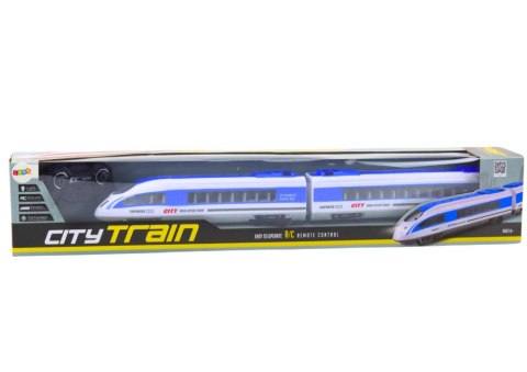 Pociąg Zdalnie Sterowany RC Światła Biały 65 Cm LEAN Toys Pociąg Zdalnie Sterowany RC Światła Biały 65 Cm LEAN Toys