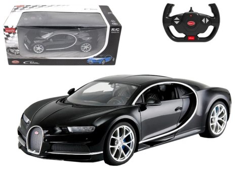 Samochód Zdalnie Sterowany RC Bugatti Chiron 1:14 Czarny Rastar Samochód Zdalnie Sterowany RC Bugatti Chiron 1:14 Czarny Rastar