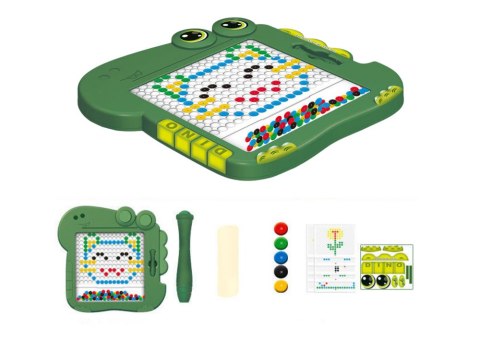 Tablica Magnetyczna Edukacyjna Dinozaur Pad Układanka Zielona LEAN Toys Tablica Magnetyczna Edukacyjna Dinozaur Pad Układanka Zielona LEAN Toys
