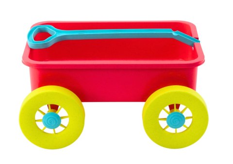Wózek Na Zabawki Do Piasku Pastelowy Różowy LEAN Toys Wózek Na Zabawki Do Piasku Pastelowy Różowy LEAN Toys