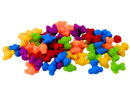 Zabawka Do Sortowania Kolorów Zwierzęta Miś Żaba 36 Elementów LEAN Toys