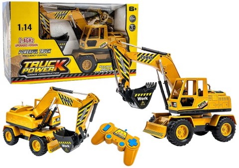 Zdalnie Sterowana Koparka Spychacz Na Pilot R/C 2W1 Dla Dzieci LEAN Toys Zdalnie Sterowana Koparka Spychacz Na Pilot R/C 2W1 Dla Dzieci LEAN Toys