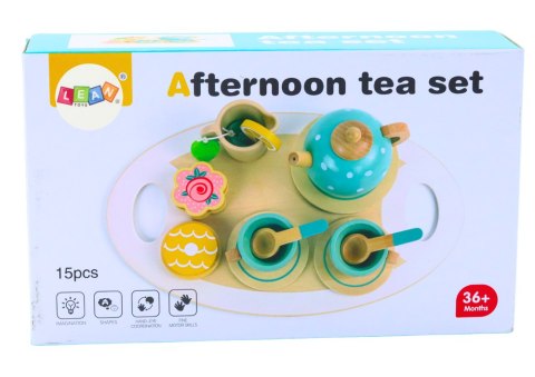 Zestaw Do Herbaty Kawy Dla Dzieci Drewniany LEAN Toys Zestaw Do Herbaty Kawy Dla Dzieci Drewniany LEAN Toys