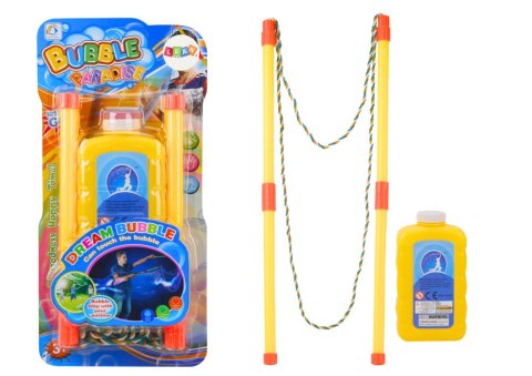 Zestaw Do Ogromnych Baniek Mydlanych Sznurek Płyn 500ml LEAN Toys Zestaw Do Ogromnych Baniek Mydlanych Sznurek Płyn 500ml LEAN Toys