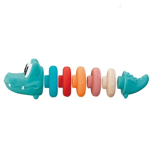 Zestaw Edukacyjny Dla Malucha Miękka Piramidka Krokodyl LEAN Toys Zestaw Edukacyjny Dla Malucha Miękka Piramidka Krokodyl LEAN Toys
