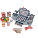 Zestaw Kasa Sklepowa Produkty Spożywcze Skaner Koszyk 24 El LEAN Toys