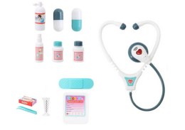 Zestaw Medyczny Małego Doktora W Walizce Światła Dźwięki Niebieski LEAN Toys