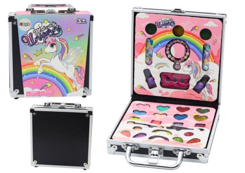 Zestaw Piękności W Walizce Cienie Brokaty Lakiery Czarna LEAN Toys Zestaw Piękności W Walizce Cienie Brokaty Lakiery Czarna LEAN Toys