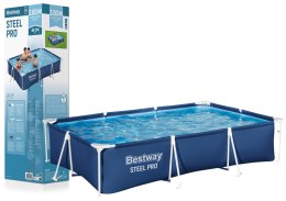 Basen Ogrodowy Stelażowy 300 cm x 201 cm x 66 cm Bestway 56404 Bestway