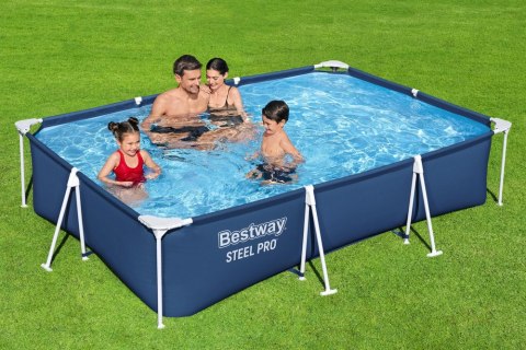 Basen Ogrodowy Stelażowy 300 cm x 201 cm x 66 cm Bestway 56404 Bestway Basen Ogrodowy Stelażowy 300 cm x 201 cm x 66 cm Bestway 56404 Bestway