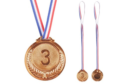 Brązowy Medal Trzecie Miejsce Nagroda Trofeum Cynkowy 6,5cm LEAN TOYS Brązowy Medal Trzecie Miejsce Nagroda Trofeum Cynkowy 6,5cm LEAN TOYS