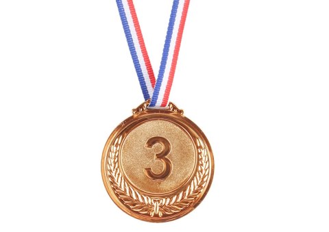 Brązowy Medal Trzecie Miejsce Nagroda Trofeum Cynkowy 6,5cm LEAN TOYS Brązowy Medal Trzecie Miejsce Nagroda Trofeum Cynkowy 6,5cm LEAN TOYS
