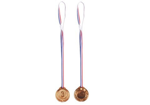 Brązowy Medal Trzecie Miejsce Nagroda Trofeum Cynkowy 6,5cm LEAN TOYS Brązowy Medal Trzecie Miejsce Nagroda Trofeum Cynkowy 6,5cm LEAN TOYS