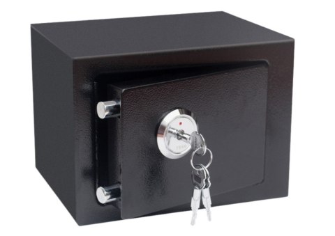 Domowy Sejf Na Kluczyk Stalowy Czarny 35x25x25cm LEAN Domowy Sejf Na Kluczyk Stalowy Czarny 35x25x25cm LEAN