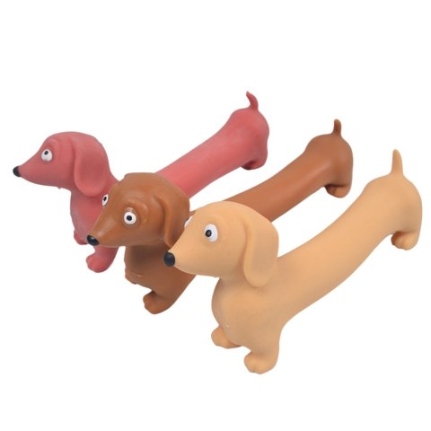 Gniotek Antystresowy Piesek Do Ściskania Brązowy Beżowy Brudny Róż LEAN TOYS Gniotek Antystresowy Piesek Do Ściskania Brązowy Beżowy Brudny Róż LEAN TOYS