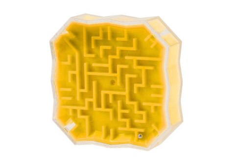 Gra Logiczna Labirynt Z Kuleczką Żółta LEAN TOYS Gra Logiczna Labirynt Z Kuleczką Żółta LEAN TOYS