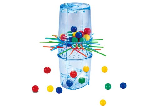 Gra Zręcznościowa Spadające Kulki Wieża Patyczki LEAN Toys Gra Zręcznościowa Spadające Kulki Wieża Patyczki LEAN Toys