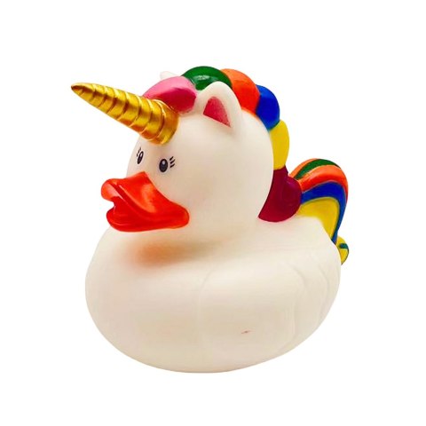 Kaczuszka Jednorożec Zabawka Do Kąpieli Tęczowa Grzywa Ogon Biała LEAN TOYS Kaczuszka Jednorożec Zabawka Do Kąpieli Tęczowa Grzywa Ogon Biała LEAN TOYS