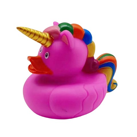 Kaczuszka Jednorożec Zabawka Do Kąpieli Tęczowa Grzywa Ogon Różowa LEAN TOYS Kaczuszka Jednorożec Zabawka Do Kąpieli Tęczowa Grzywa Ogon Różowa LEAN TOYS