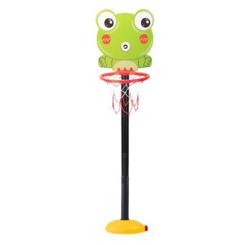 Kosz Do Gry W Koszykówkę Regulowany Żaba Zielona 110cm LEAN Toys Kosz Do Gry W Koszykówkę Regulowany Żaba Zielona 110cm LEAN Toys