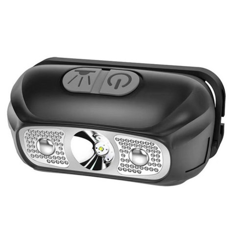 Latarka Czołowa LED Czołówka Dwa Tryby Ładowanie USB Do 5h Działania LEAN Latarka Czołowa LED Czołówka Dwa Tryby Ładowanie USB Do 5h Działania LEAN