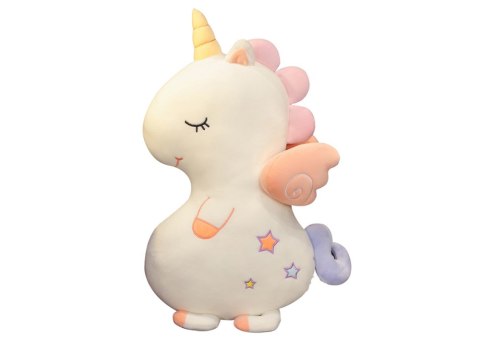 Maskotka Pluszowa Przytulanka Uroczy Jednorożec Biały 50cm LEAN Toys Maskotka Pluszowa Przytulanka Uroczy Jednorożec Biały 50cm LEAN Toys