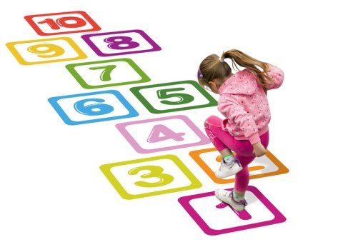 Naklejki Podłogowe Liczby Edukacyjne Do Gry w Klasy LEAN TOYS Naklejki Podłogowe Liczby Edukacyjne Do Gry w Klasy LEAN TOYS