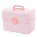 Organizer Pudełko Na Biżuterię Kosmetyki Akcesoria Różowe 29x16x16cm LEAN