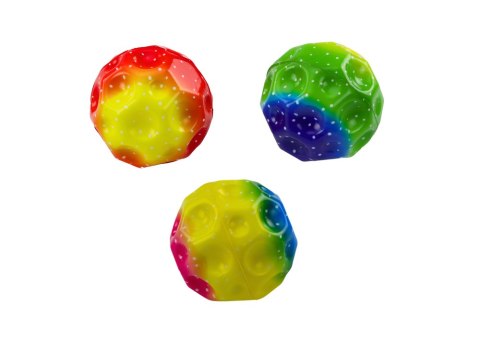 Piłeczka Świecąca Do Odbijania Ugniatania z Wgłębieniami Kolorowa 9,5cm LEAN TOYS Piłeczka Świecąca Do Odbijania Ugniatania z Wgłębieniami Kolorowa 9,5cm LEAN TOYS
