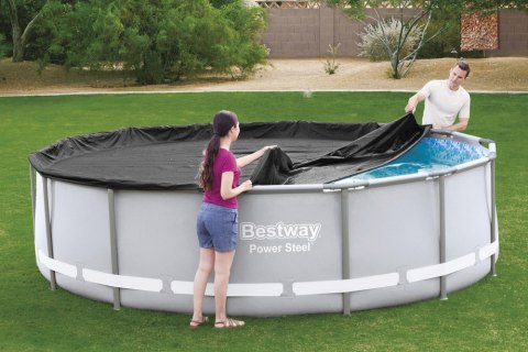 Pokrywa Do Basenu Stelażowego 427cm Bestway 58248 Bestway Pokrywa Do Basenu Stelażowego 427cm Bestway 58248 Bestway