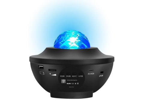 Projektor Gwiazd Lampka Nocna Led Głośnik Bluetooth Pilot LEAN Projektor Gwiazd Lampka Nocna Led Głośnik Bluetooth Pilot LEAN