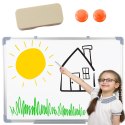 Tablica Magnetyczna Wielofunkcyjna Suchościeralna Gąbka 2 Magnesy 45x60cm LEAN