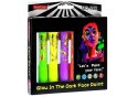 Zestaw Do Malowania Twarzy Pisaki Kredki Neonowe Fluorescencyjne 6szt LEAN Toys