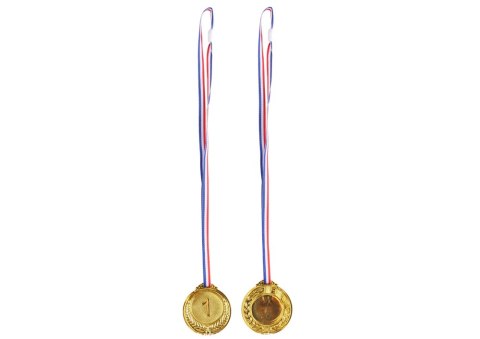 Złoty Medal Pierwsze Miejsce Nagroda Trofeum Cynkowy 6,5cm LEAN TOYS Złoty Medal Pierwsze Miejsce Nagroda Trofeum Cynkowy 6,5cm LEAN TOYS