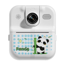 Aparat Natychmiastowy z Drukarką Termiczną Gry 3 Rolki Biały Panda LEAN Toys